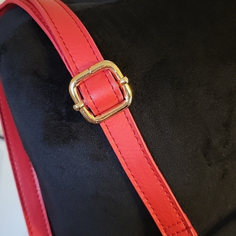 Bebe Red Studded Backpack - Picture 9 of 13
